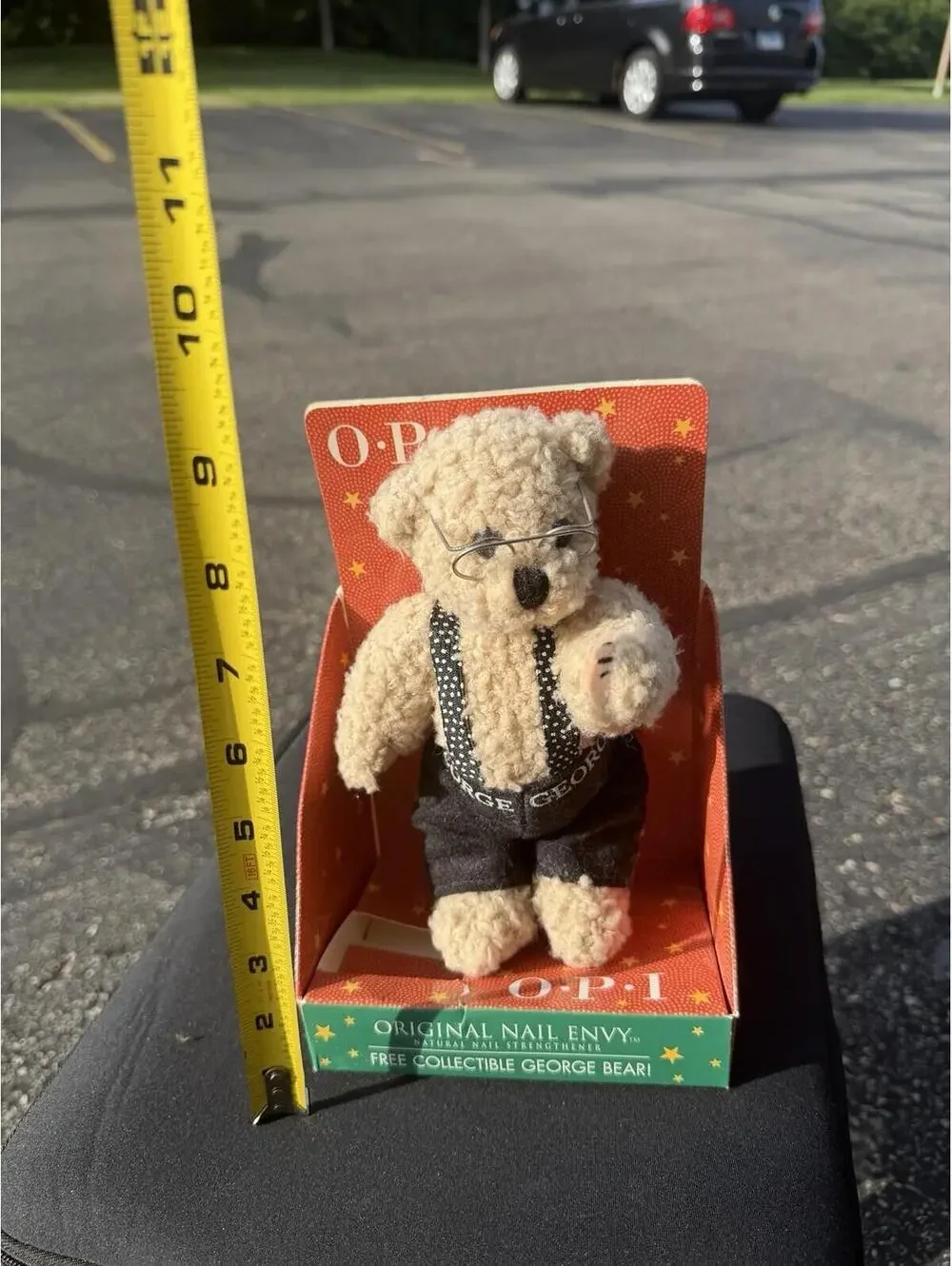 Vintage OPI George Bear 2000 Collectible Teddy Bear‎